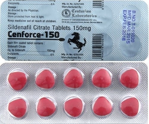 Buy Online CENFORCE 150 MG Tablet in USA, UPTO 38% Discount